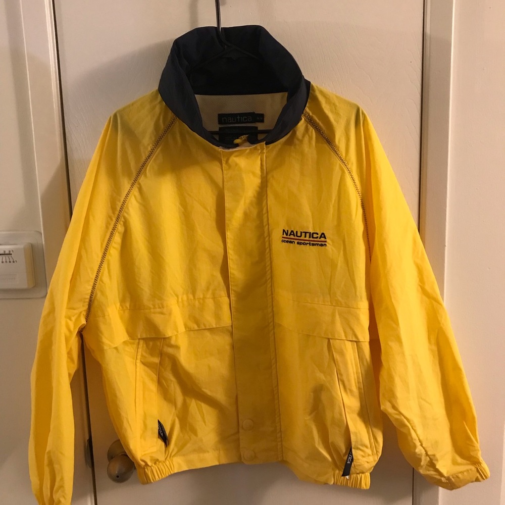 90’s Nautica Ocean sportsman jacket M yellow